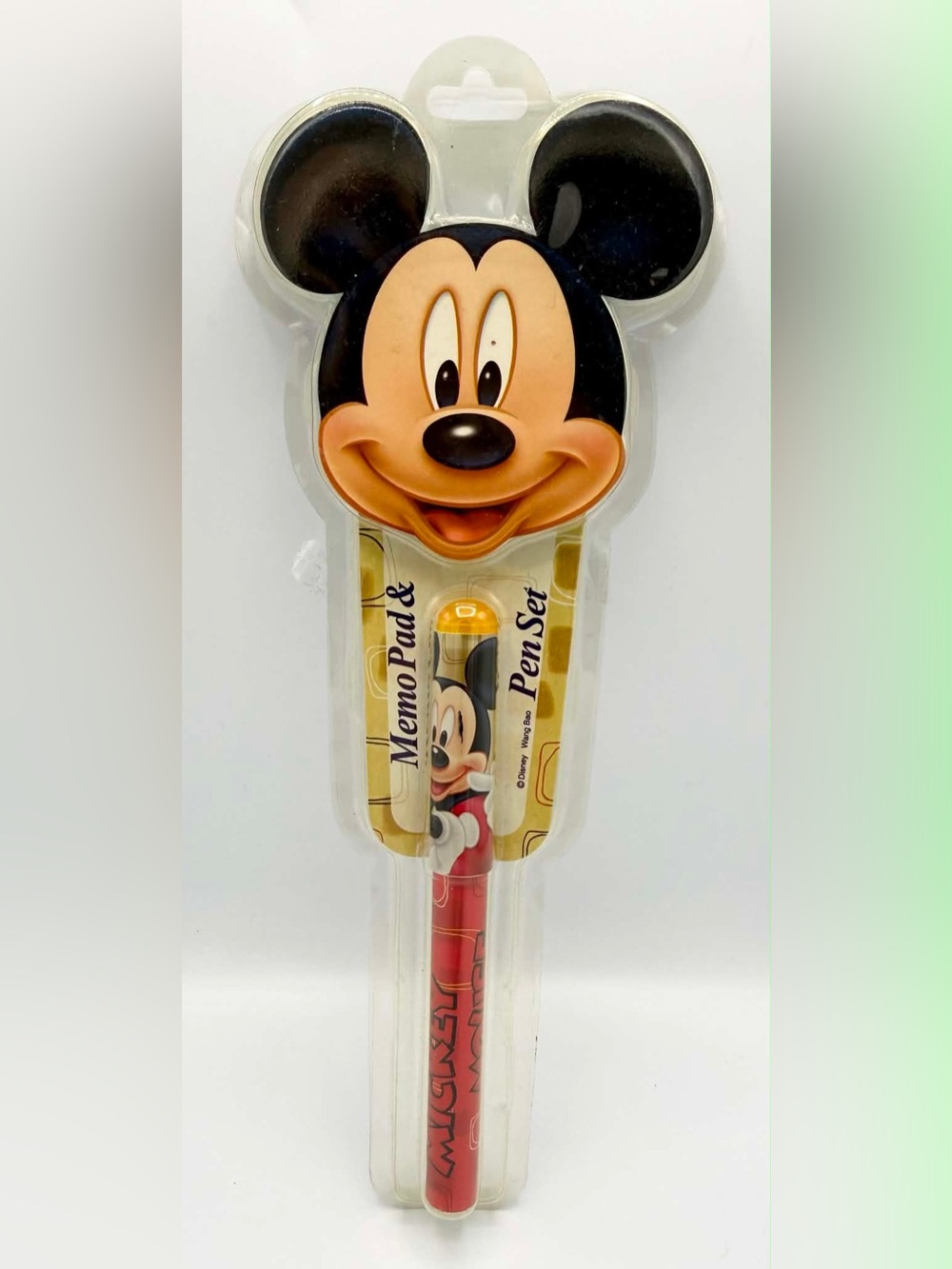 Disney Mickey Mouse Memo Pad And Pen Set New And Sealed